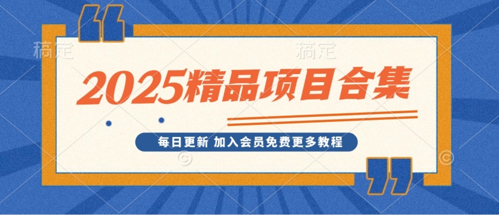 2025免费精品项目合集-天星云网创